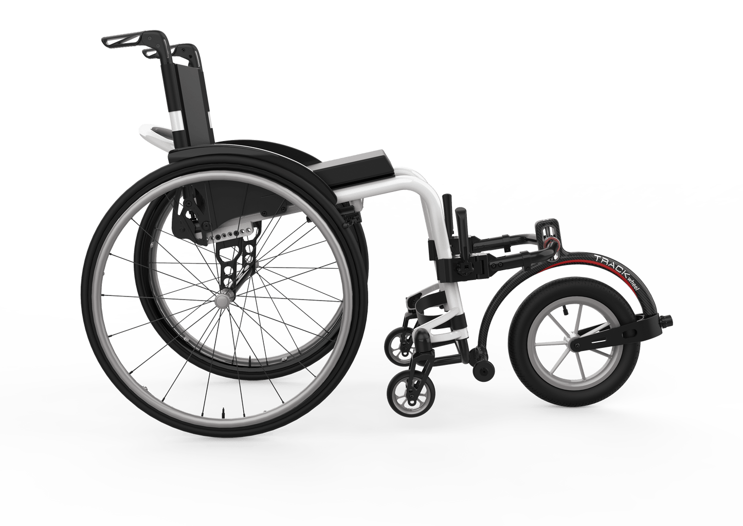 Trackwheel single arm carbon